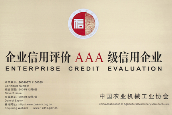 Enterprise Credit Evaluation: AAA